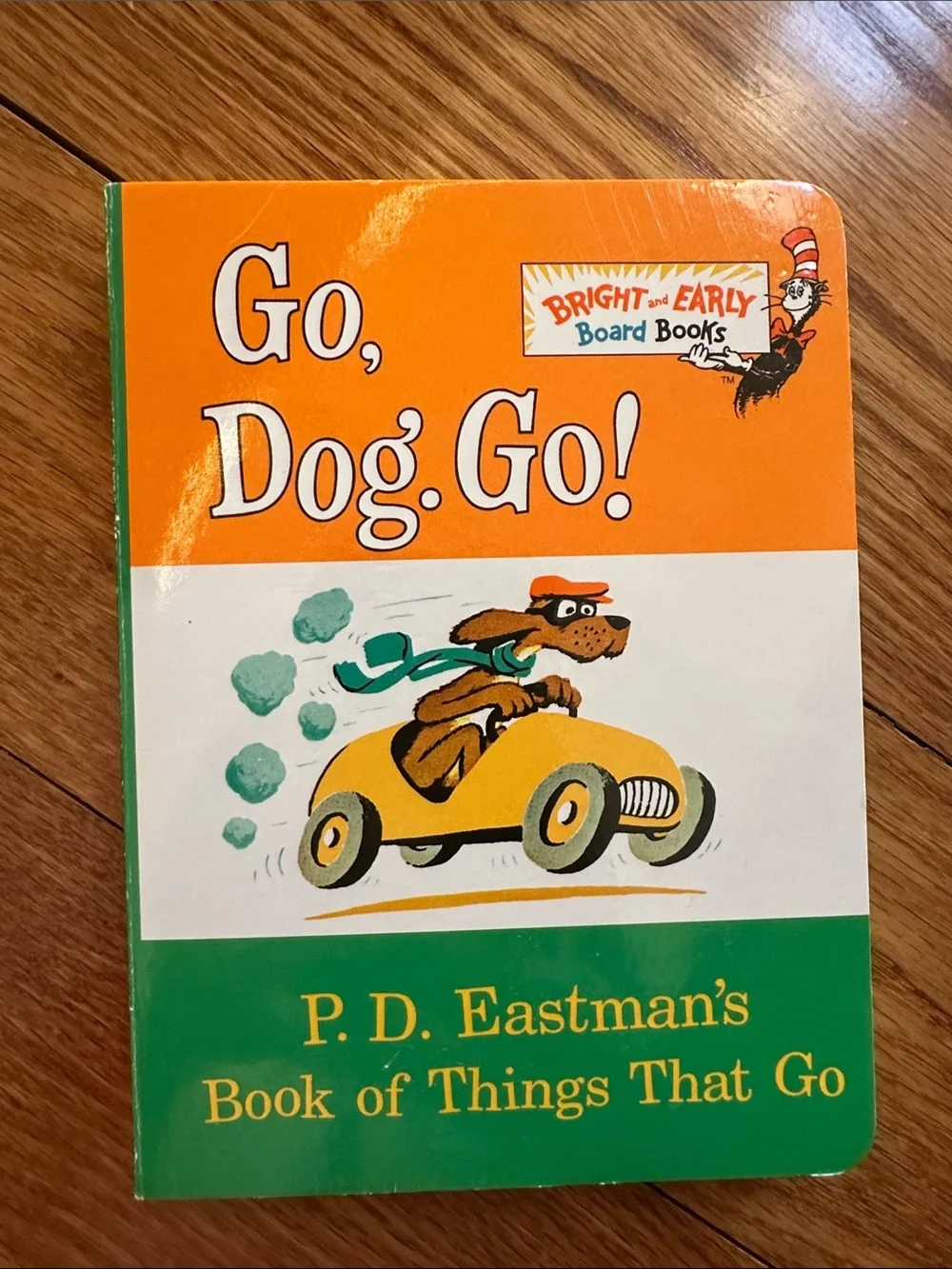 P.D. Eastman Go, Dog. Go! Bright Orange and Green Board Book